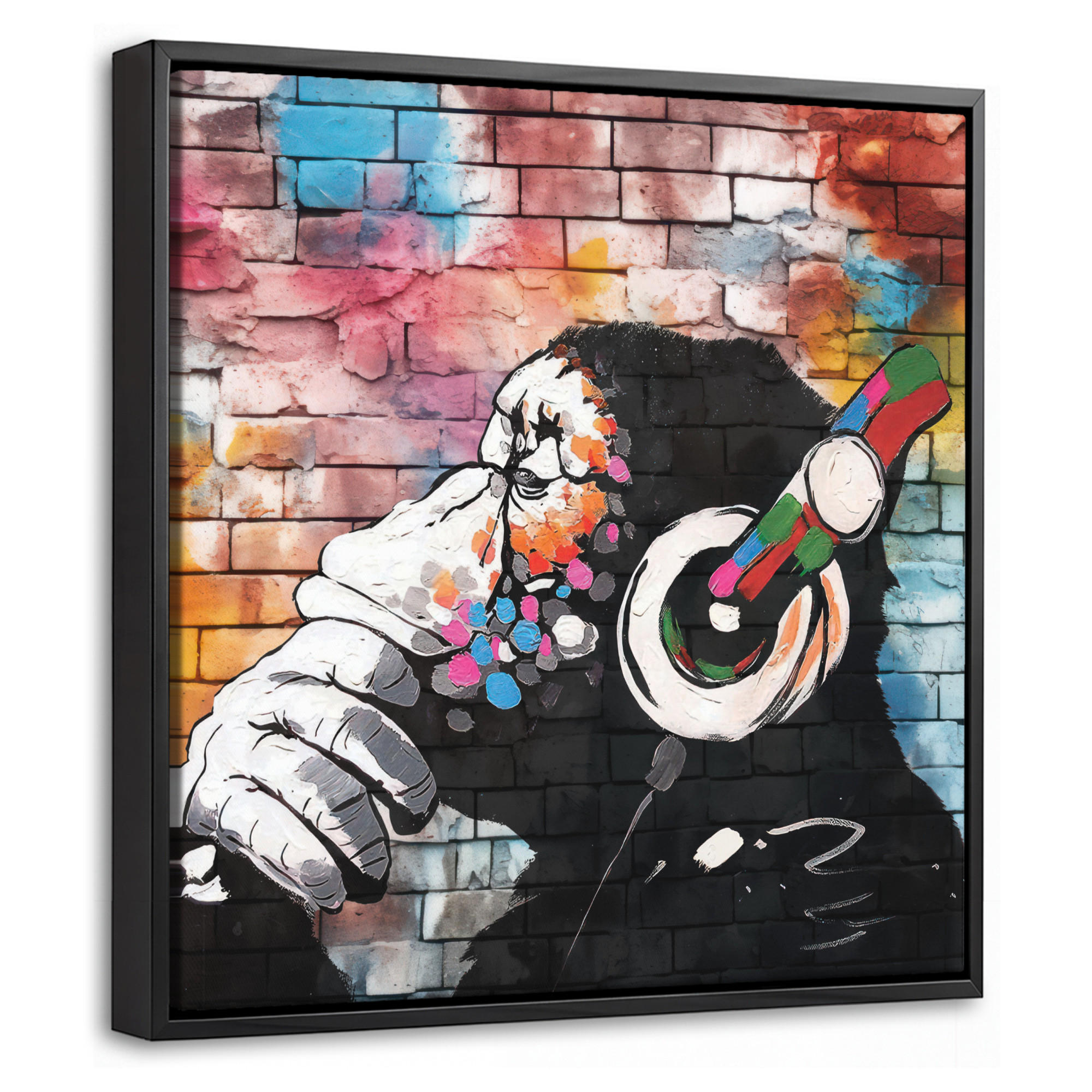 MuchoWow Leinwand Mehrfarbig 20x20 cm