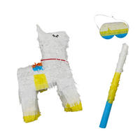 PINATA - Multicolor, Papier/Wellpappe (27/39/11cm) - Relaxdays