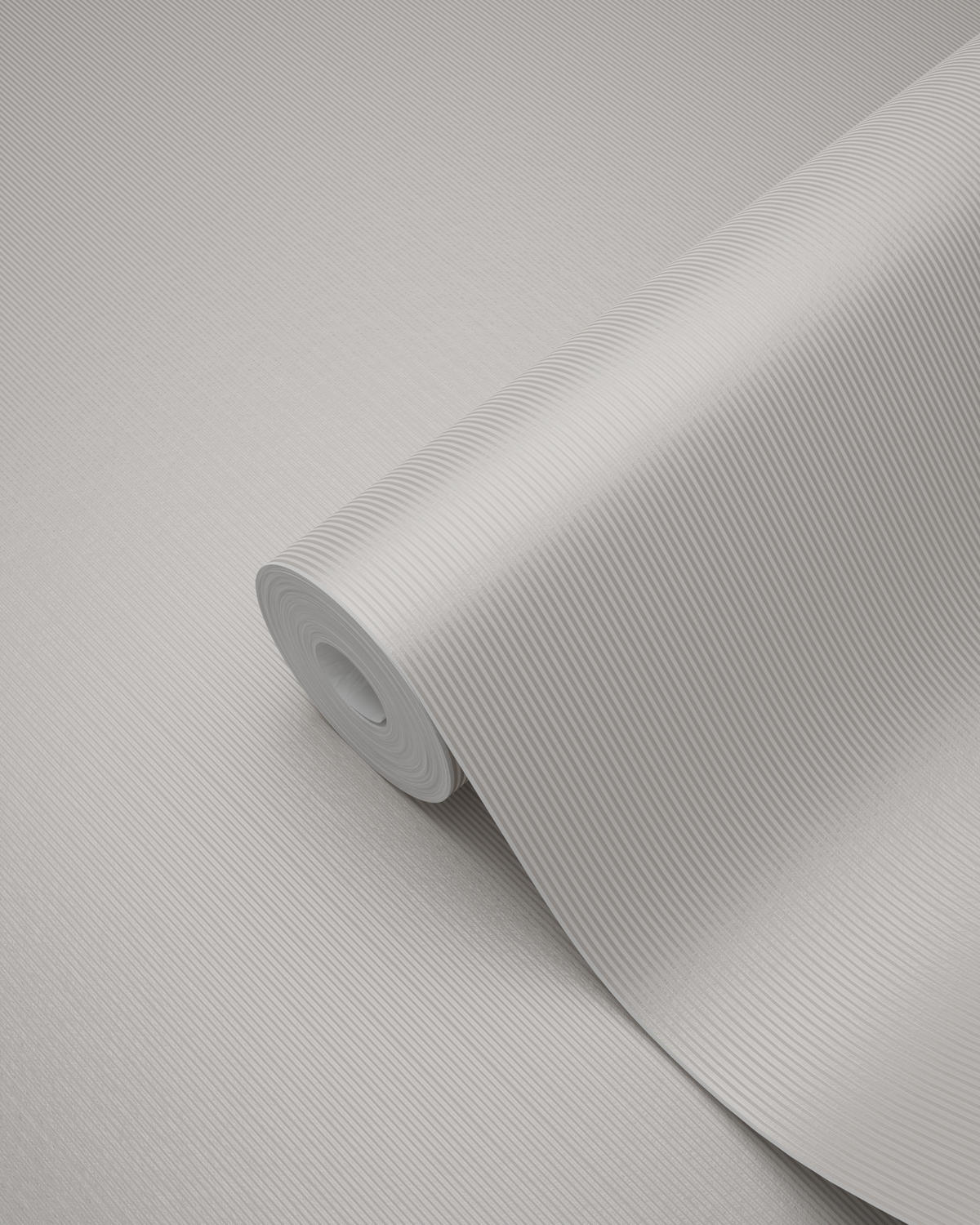 TAPETE feine Streifen 53 cm x 10.05 m - Grau, Papier (53/1000cm) - Origin Wallcoverings