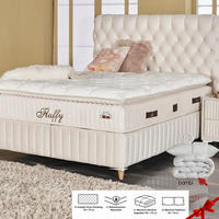 BOXSPRINGBETT Fluffy Set Beige Boxspringbett 180x200 mit Matratze inkl. Lieferung - Beige, Holz (180/200cm) - Gowoll