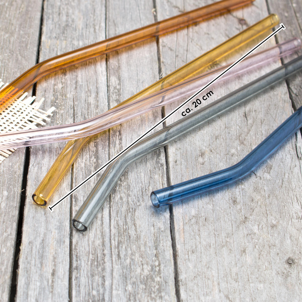 GLAS-TRINKHALME, bunt, Borosilikatglas - Multicolor, Glas (0.8/20cm) - bremermann