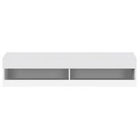 TV-LOWBOARD Led Weiß 140/40/30.5 cm - Weiß, Holz (140/30.5/40cm) - PANGIVO