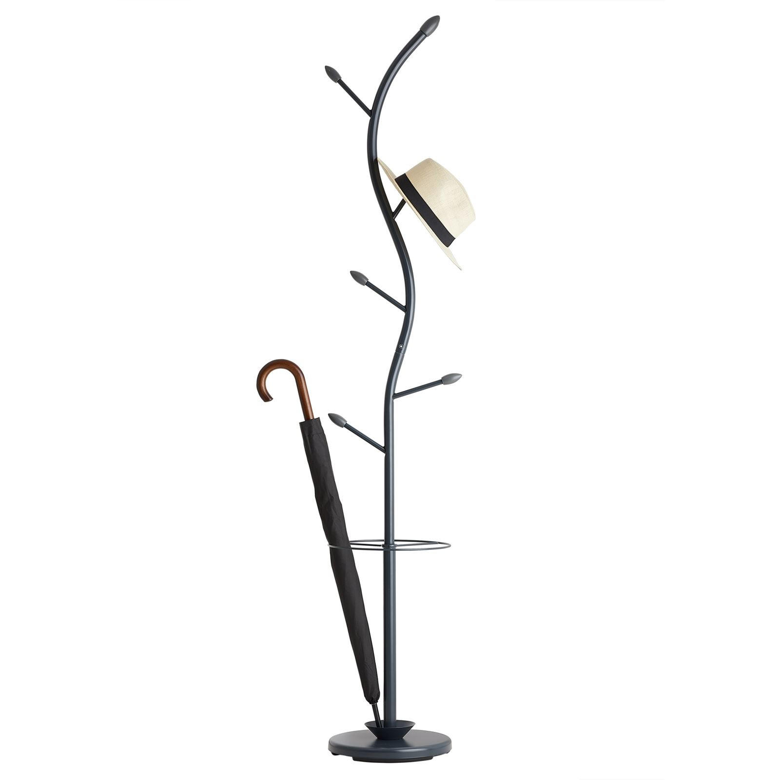KLEIDERSTÄNDER TRIANA - Grau, Metall (30/185/30cm) - IDIMEX