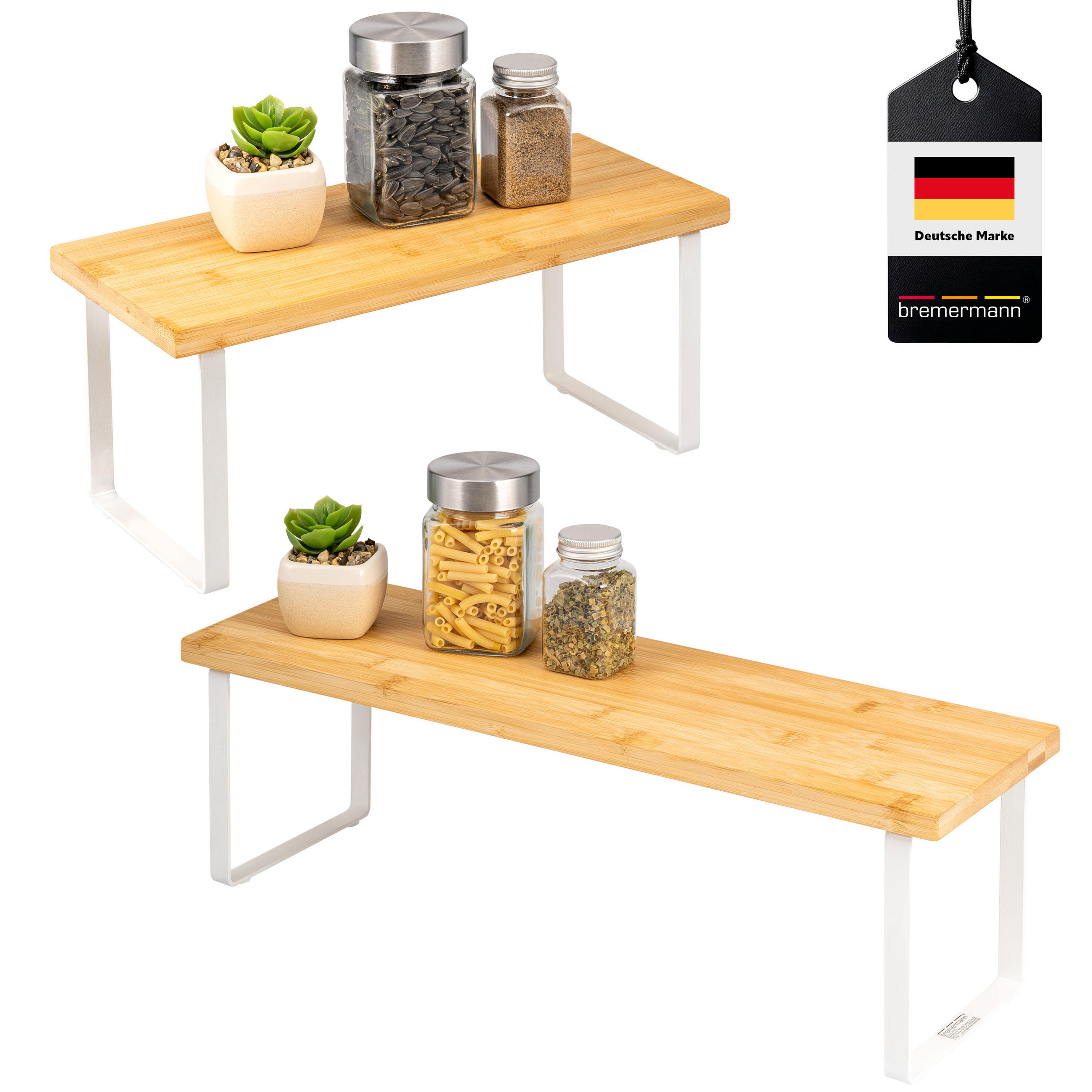 bremermann Gewürzregal Weiß 50x15x16 cm