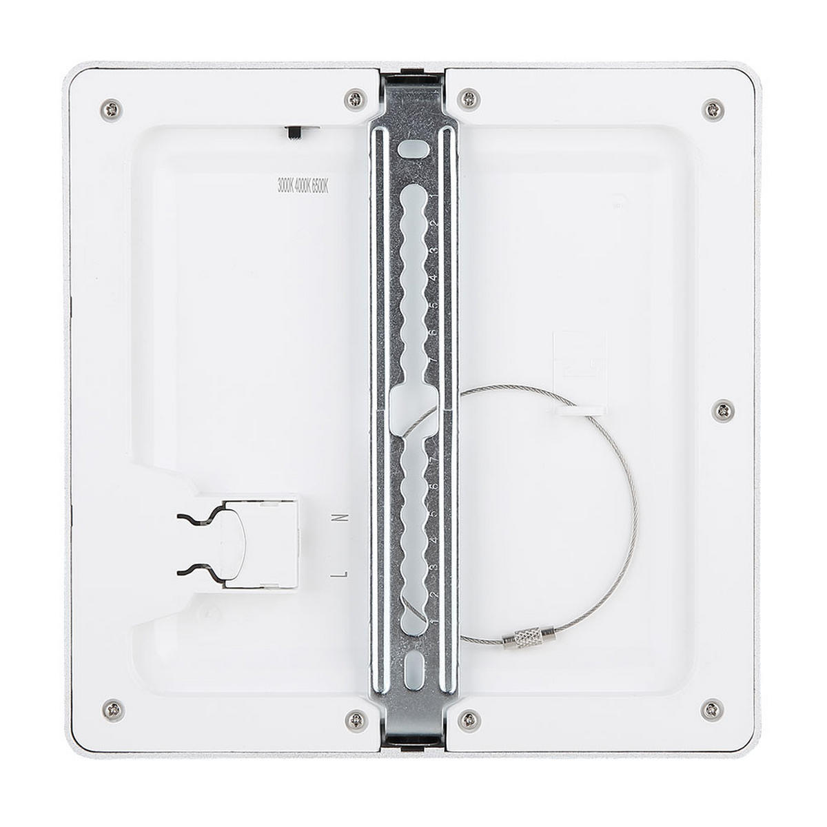 LED DECKENPANEL Kunststoff Weiß - Weiß, Kunststoff (16.7/16.7/1.7cm) - Globo Lighting