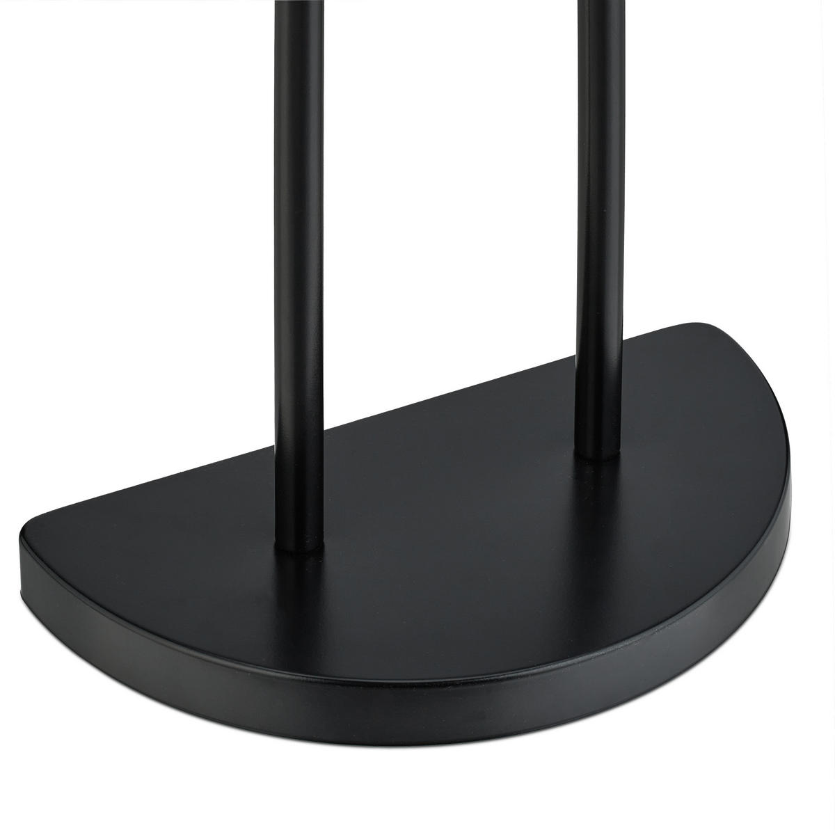 HANDTUCHSTÄNDER - Schwarz, Metall (39/83/18cm) - Relaxdays