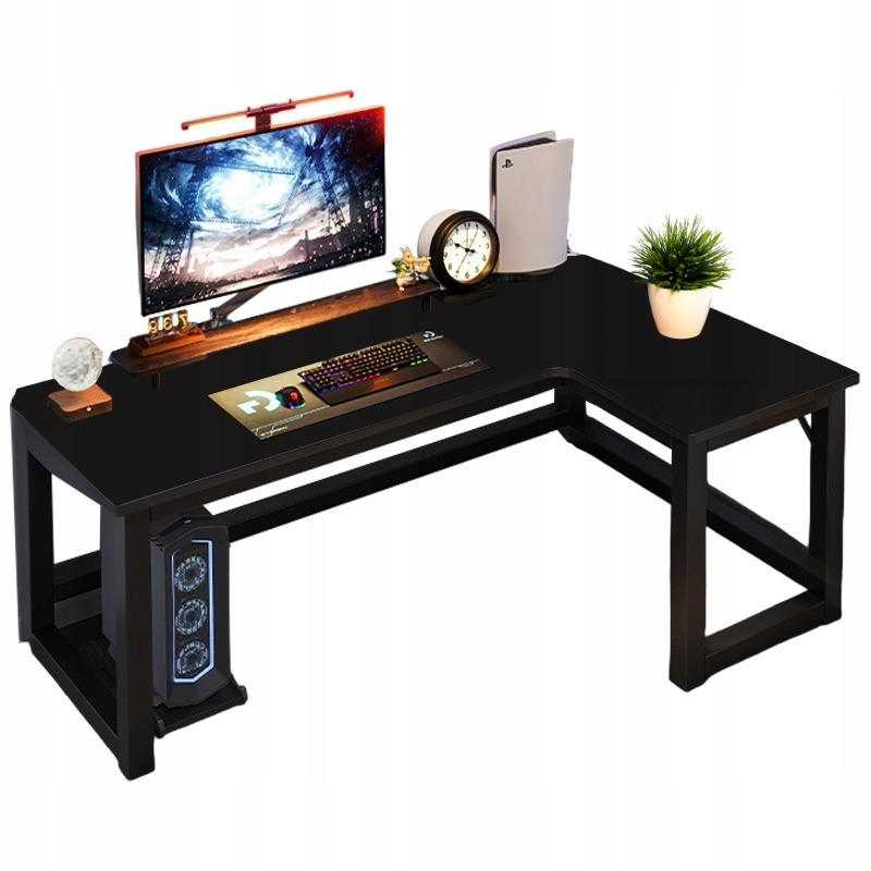 SCHREIBTISCH, schwarz 75/140/60cm - Schwarz, Holzwerkstoff (60/140/75cm)