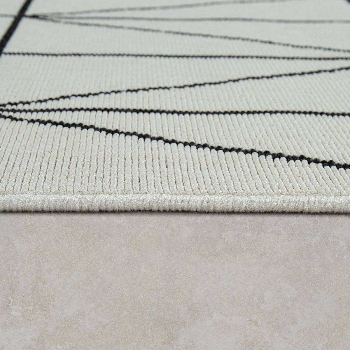 OUTDOORTEPPICH 160/230 cm Brugge 224 - Weiß, Textil (160/230cm) - Paco Home