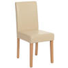 ESSZIMMERSTUHL Beige, Braun - Beige/Braun, Leder (43/90/56cm) - MCW