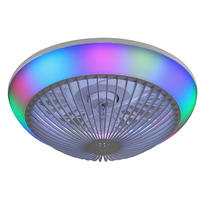 DECKENVENTILATOR 15Zoll RGB LED App Steuerung ABS Flügel - Weiß, Kunststoff (38.1/38.1/21.5cm) - CASIVA