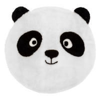 TEPPICH mit Ohren Smile 100/100/1,5 cm - Weiß, Textil (100/100cm) - Atmosphera for kids