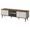 TV-ELEMENT Marly 2K1W RE12 - Kaschmir/Goldfarben, Holzwerkstoff/Metall (160/52/40cm) - MIRJAN24