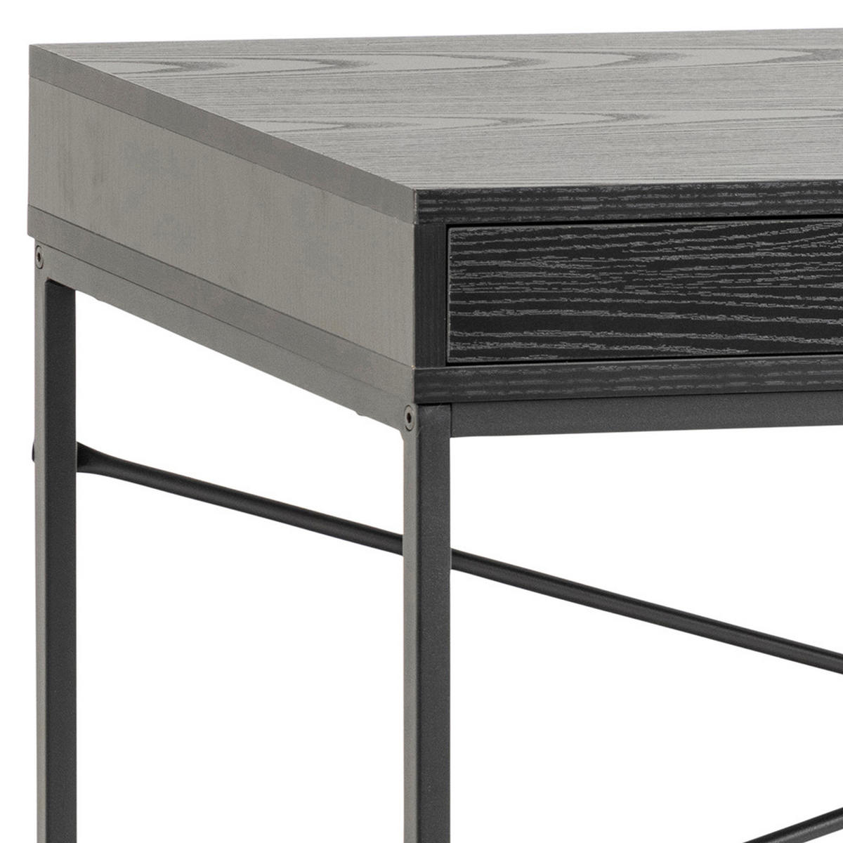 SCHREIBTISCH Schwarz - Schwarz, Holzwerkstoff (45/110/75cm) - ebuy24