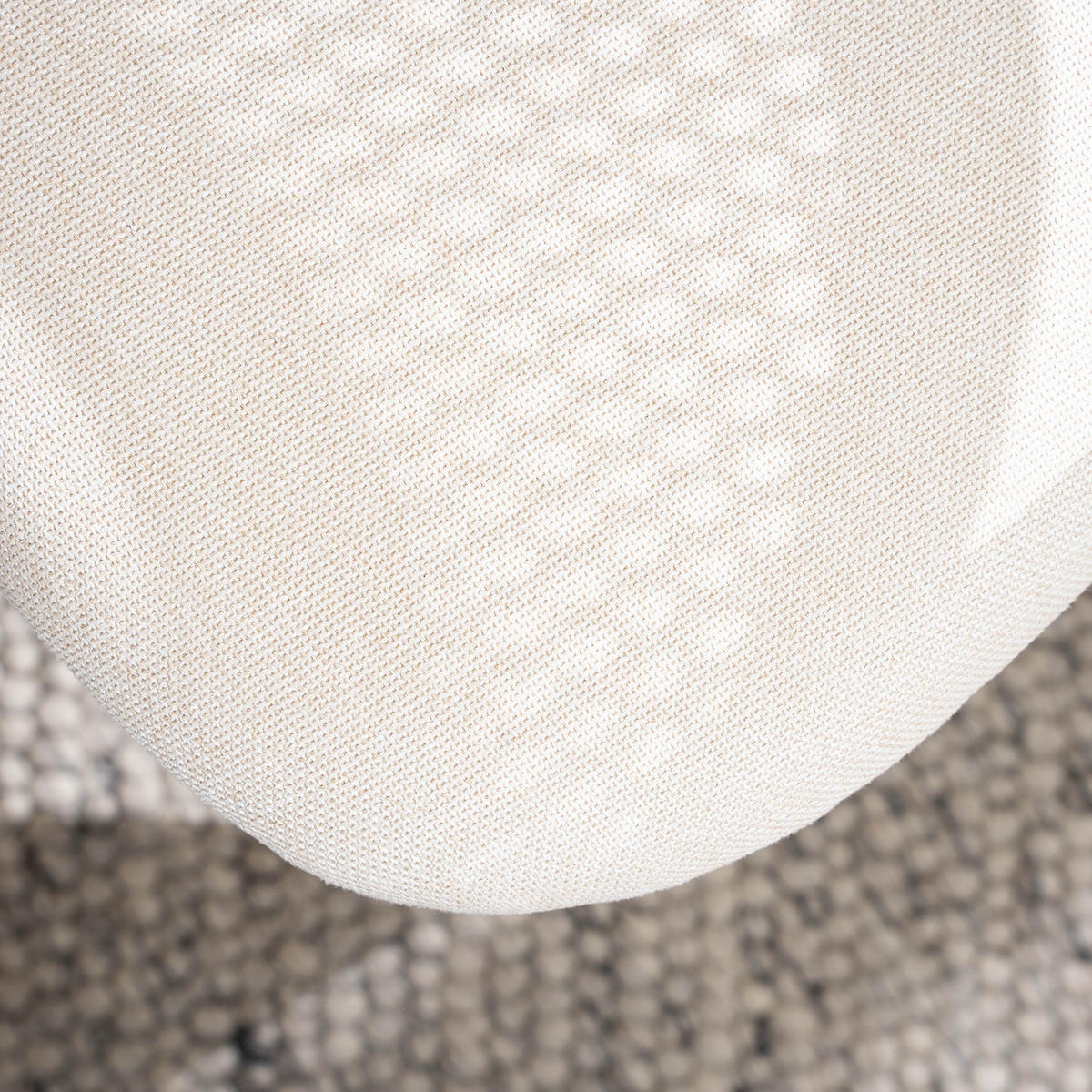 ESSZIMMERSTUHL - Rattan & Webstoff / Buche massiv, 2er-Set - Creme, Naturmaterialien (54/80/47cm) - home24