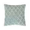 DEKOKISSEN Tufted 45/45 cm grün mit Rautenmuster - Salbeigrün, Textil (45/45cm) - Homescapes