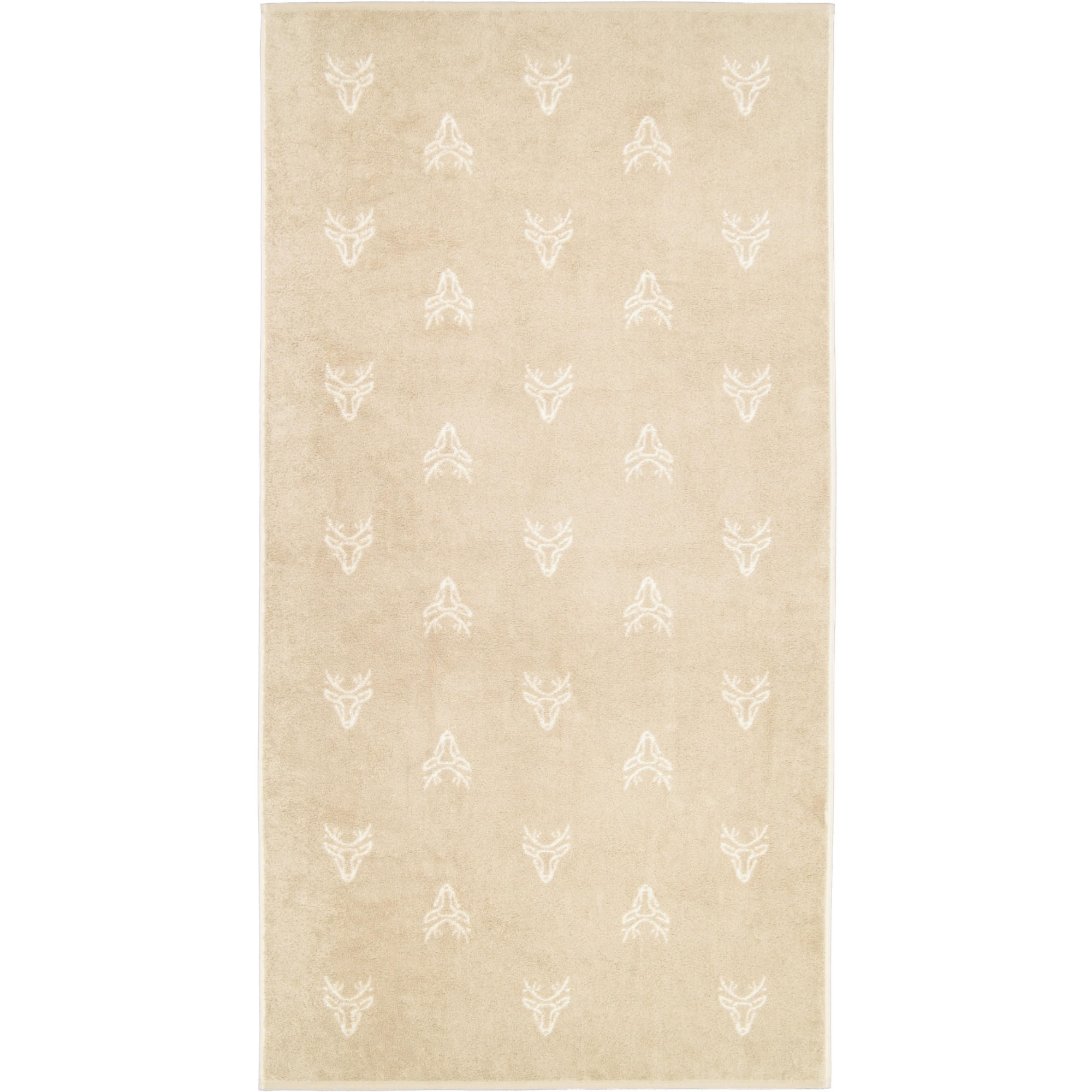 DUSCHTUCH ALPENCHIC EDITION ALLOVER 6229 NATUR - 33 - Beige, Textil (70/140cm) - Cawoe