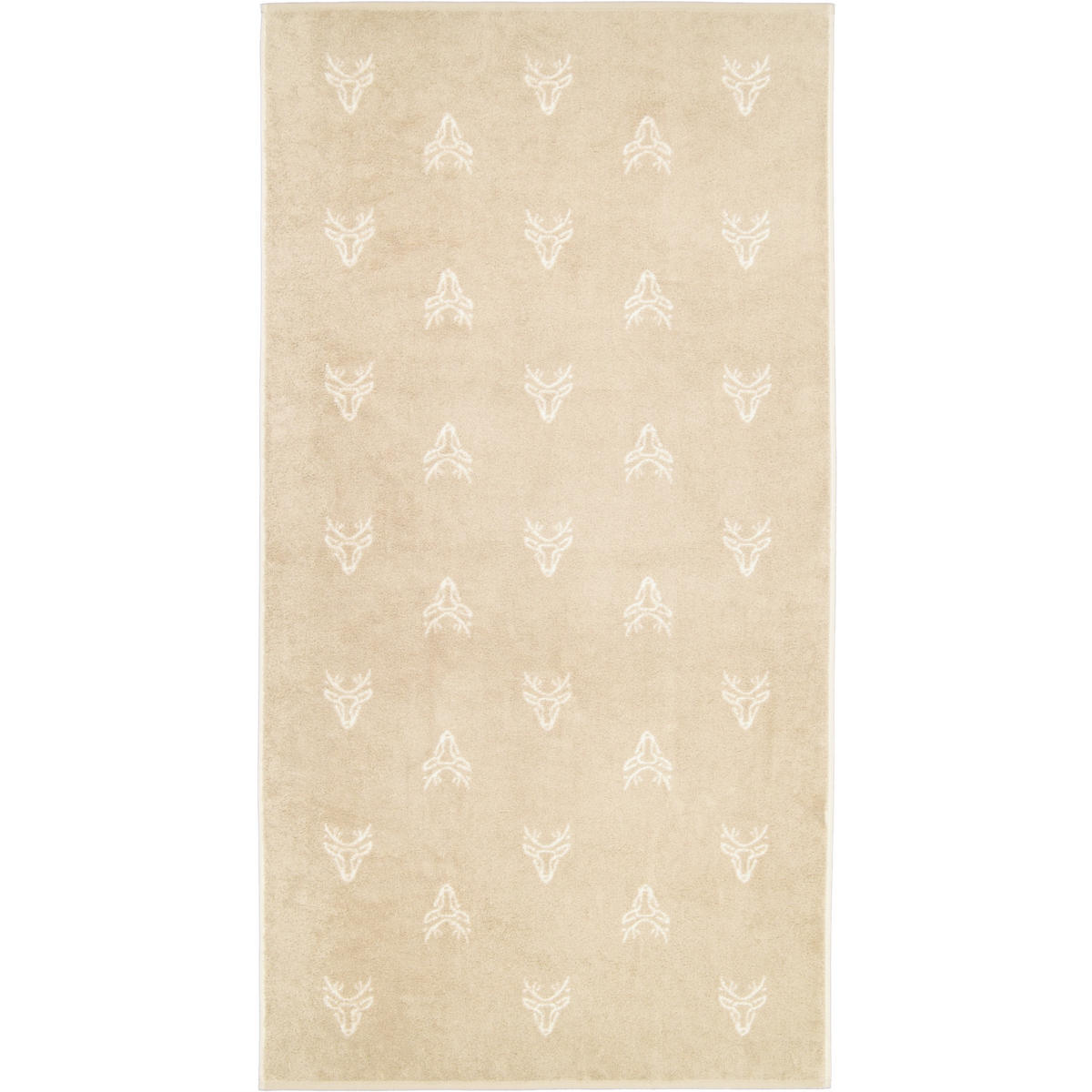DUSCHTUCH ALPENCHIC EDITION ALLOVER 6229 NATUR - 33 - Beige, Textil (70/140cm) - Cawoe