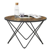 COUCHTISCH Goskamark 80/80/50 - Schwarz, Holzwerkstoff (80/80/50cm) - [en.casa]