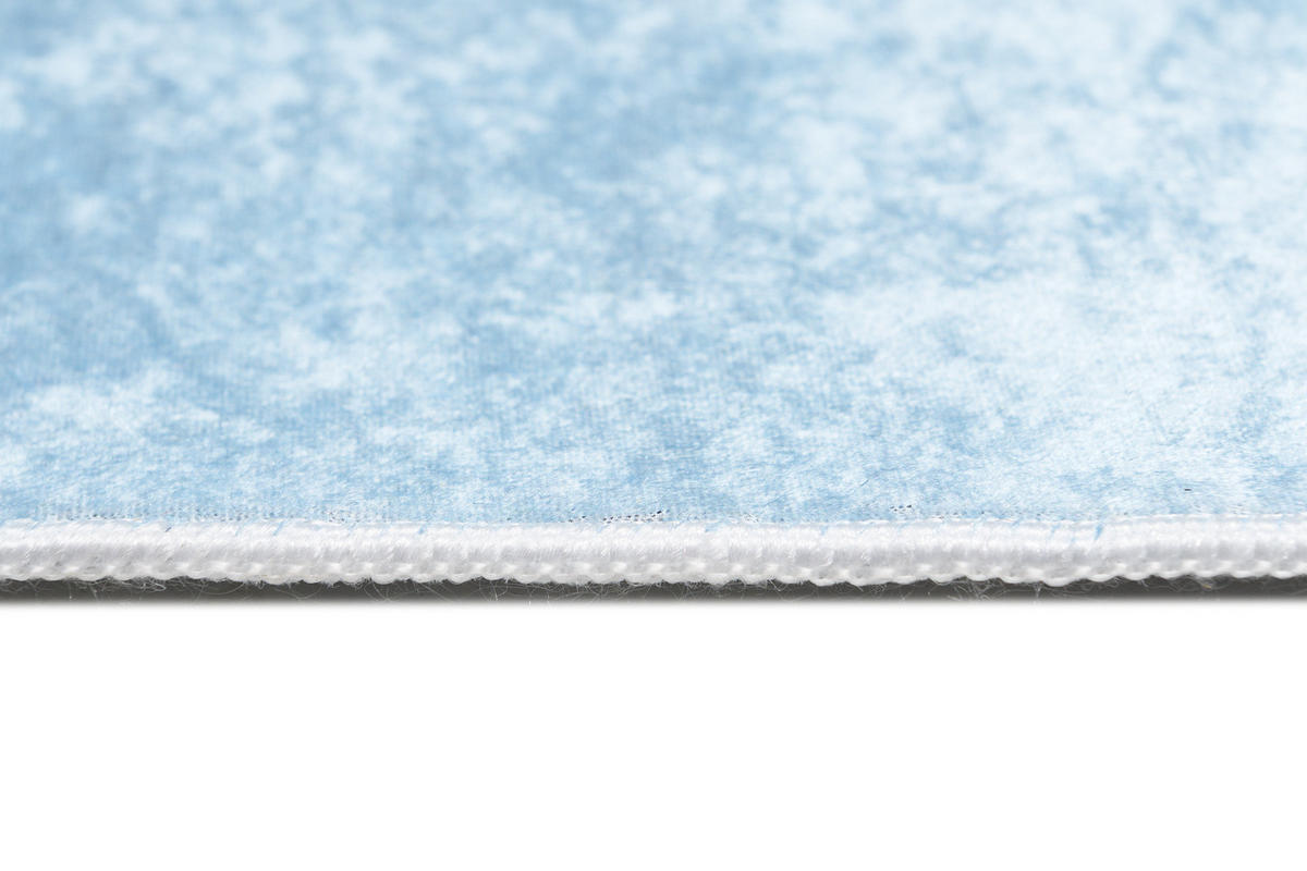 TEPPICH EMMA Blau 80/150 cm - Blau, Kunststoff (80/150cm) - Tapiso