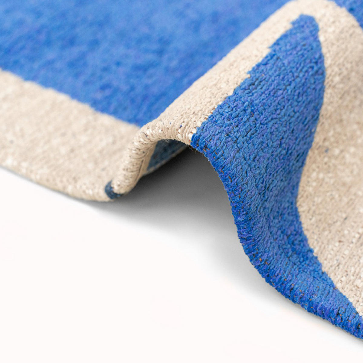 TEPPICH Campanula Craft Papercut 80/250 cm - Blau, Kunststoff/Textil (80/250cm) - Louis De Poortere