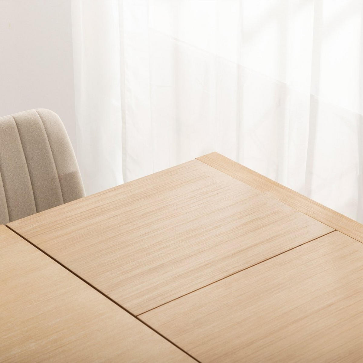 AUSZIEHBARER TISCH Mara Natürlich 140 -190 cm x 78,5 cm - Naturfarben, Holzwerkstoff (90/140/78cm)