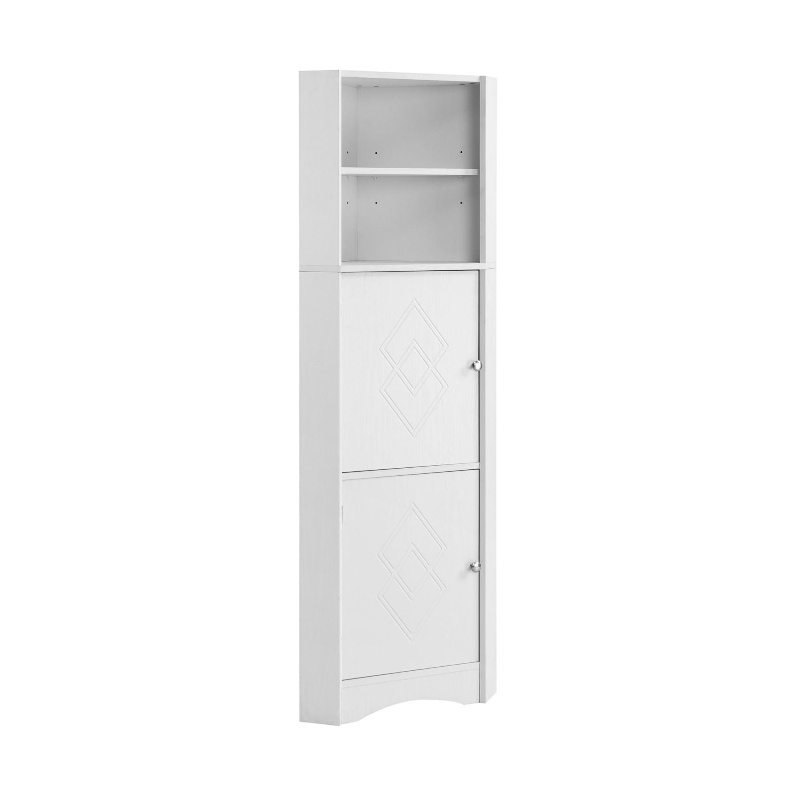 HOCHSCHRANK,BADSCHRANK 36,5/36,5/155 cm Weiß - Weiß, Holz (36/155/36cm) - PARAFTA HOME