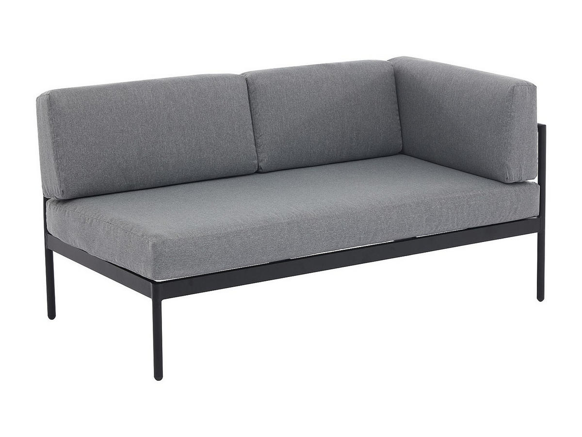 GARTENSITZGRUPPE im Set - 3 -Sitzer - Aluminium - naturfarben hell - GUIOMAR - Naturfarben, Metall - Vente-Unique