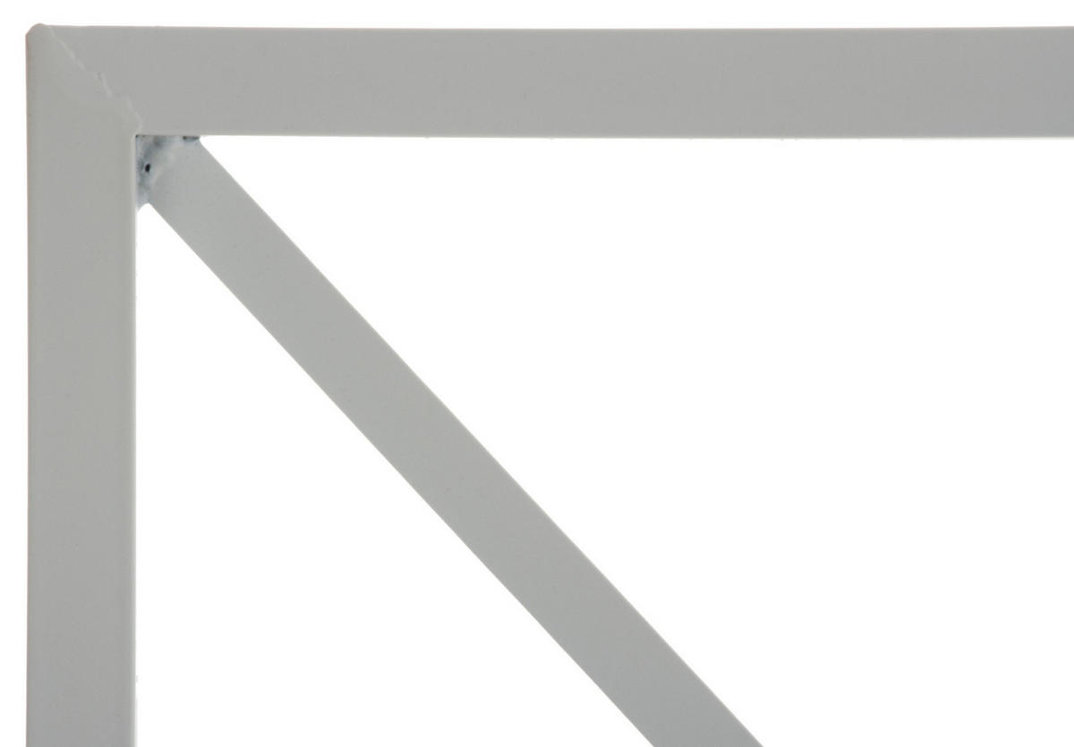 RANKGITTER Metall Weiß - Weiß, Metall (40/198/2cm) - CLP