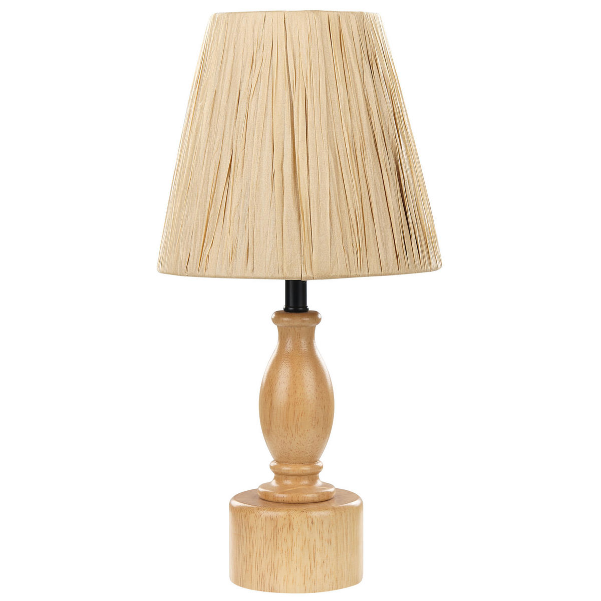 TISCHLAMPE Morona 20/20/41 cm - Naturfarben, Holz (20/20/41cm) - Beliani