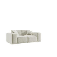 SOFA Zweisitzer Pula Stoff Perfect Harmony Beige - Beige, Holz (186/73/88cm)