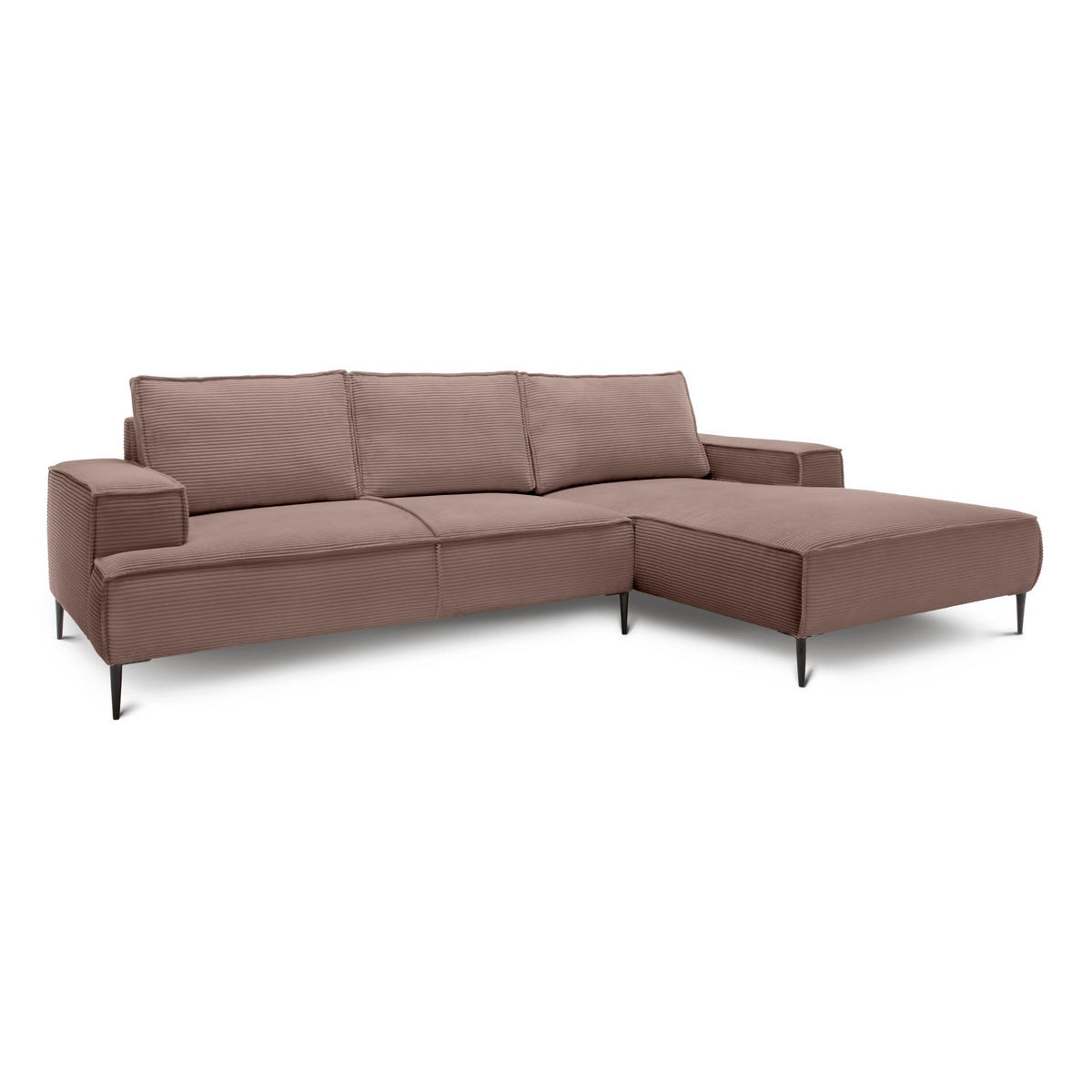 ECKSOFA May Braun 275 × 44 × 173 cm - Braun, Textil (275/44/173cm) - Pillovely