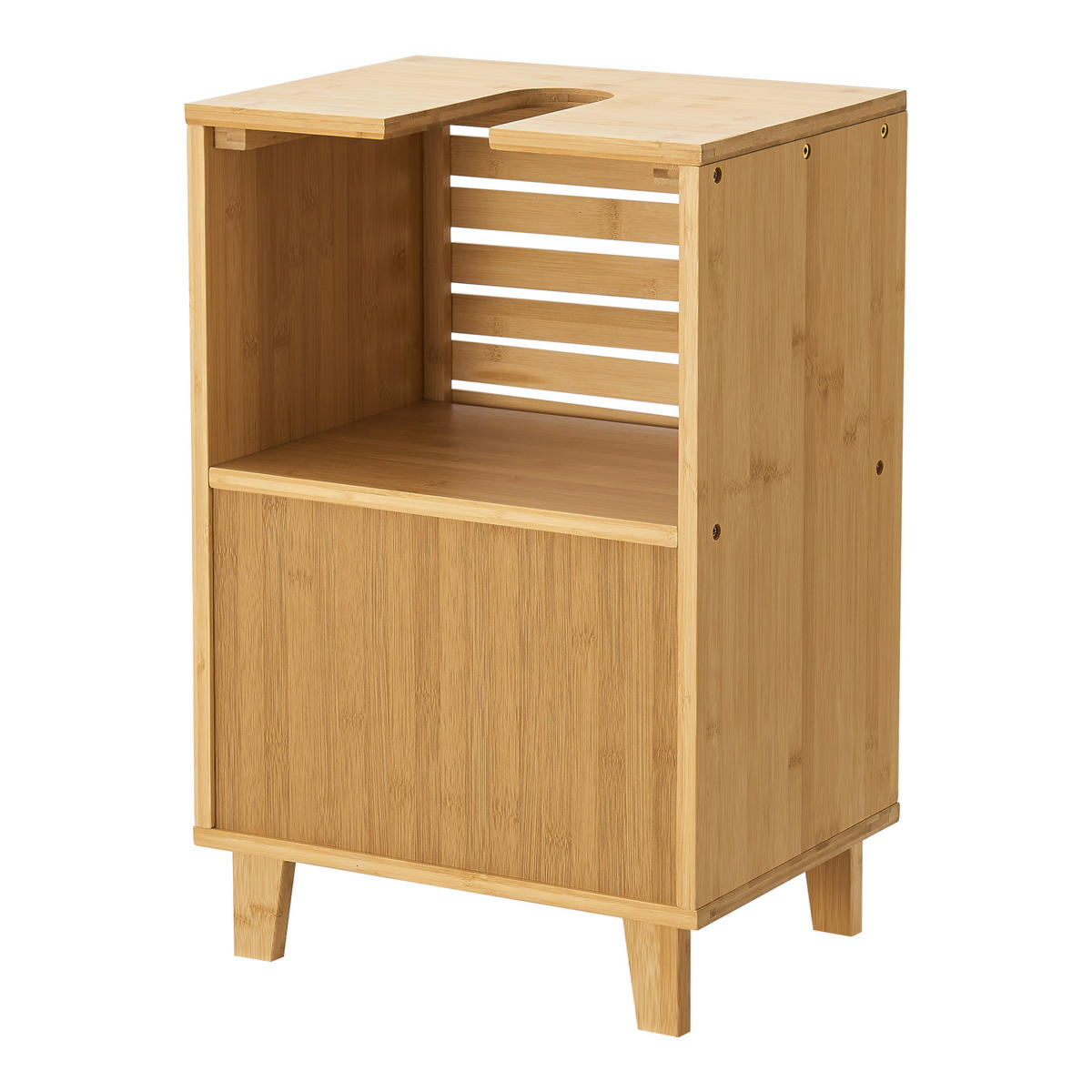 WASCHBECKENUNTERSCHRANK Iveland - Naturfarben, Holz (40/60/30cm) - [en.casa]