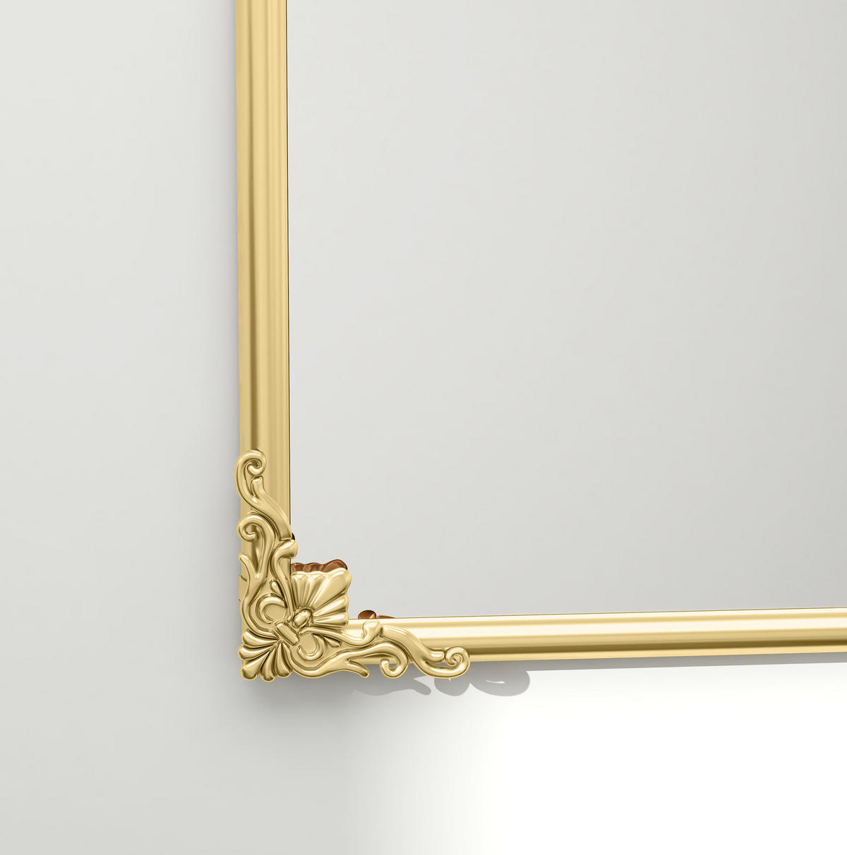 WANDSPIEGEL 60/3/87 cm Gold aus Glas mit Barockstil - Goldfarben, Glas (3/87/60cm) - OKWISH