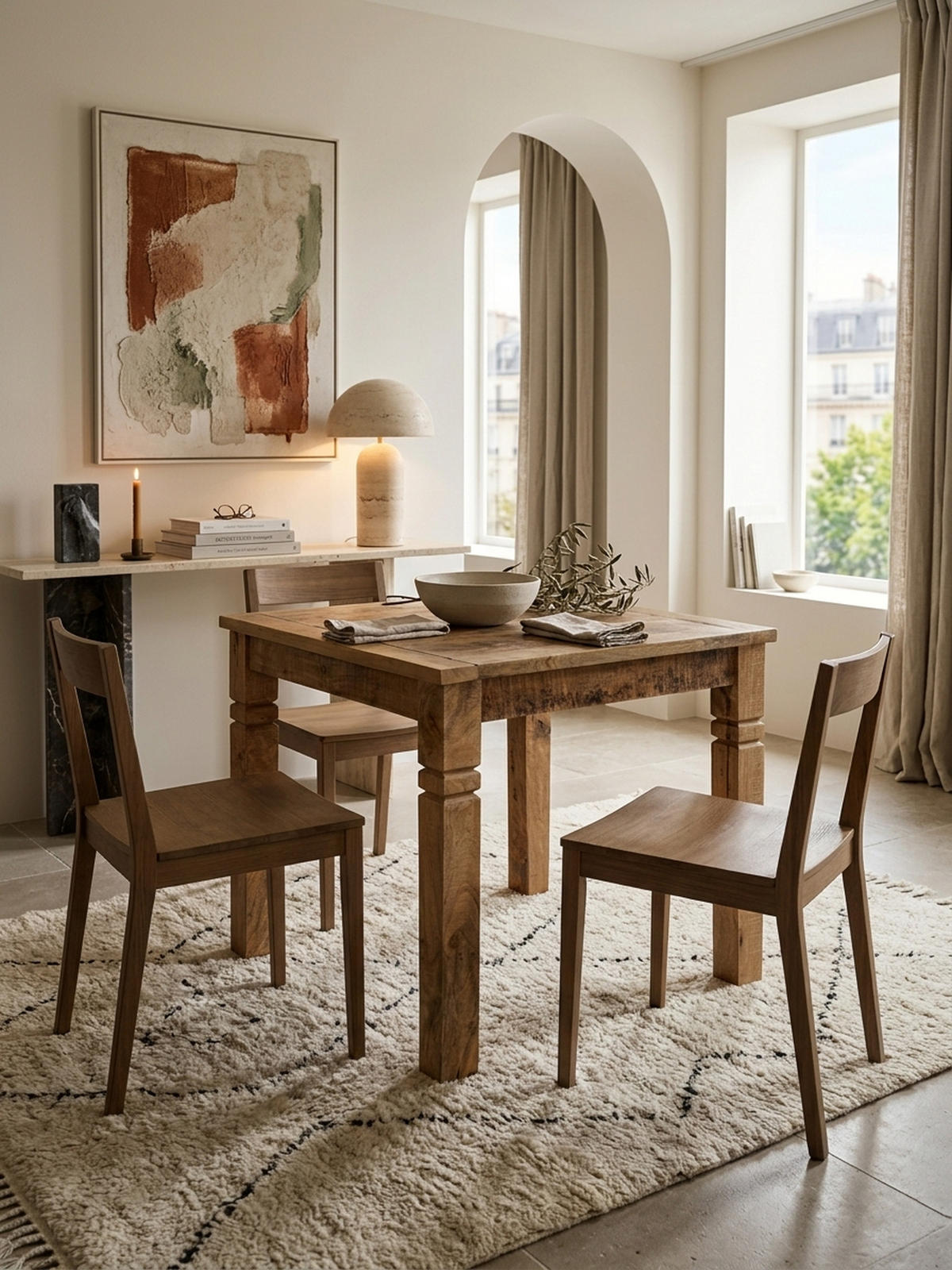 ESSTISCH Massivholz Quadratisch Landhausstil DIANA, Braun 80x80x76 cm - Braun, Holz (80/80/76cm) - KADIMA DESIGN