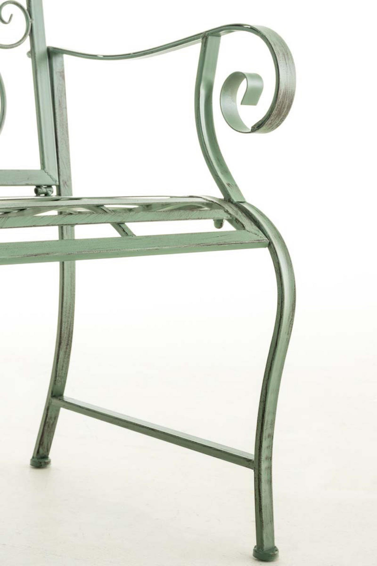 STUHL Pamela antik-grün - Grün, Metall (62/94/53cm) - TPFGarden