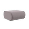 POUF Samt Stoff Violett - Lila/Flieder, Kunststoff/Textil (94/40/89cm) - Makamii