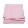 BIO-WOHNDECKE Waffelpiqué 230/280 cm - Rosa, Textil (280/230cm) - Homescapes
