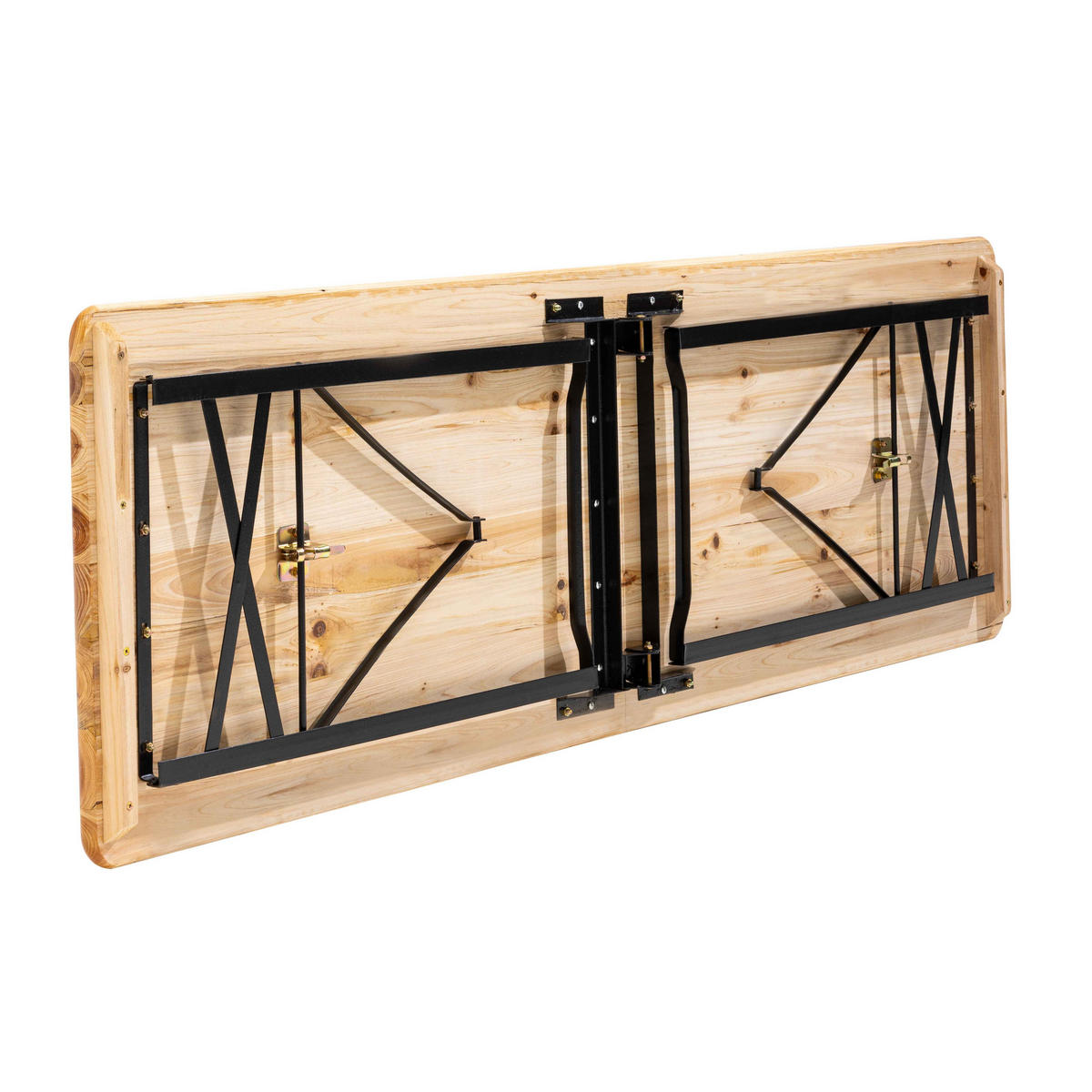 GARTENTISCH ausziehbar, Holzfarbe - Braun, Holz (58/180/75cm) - Oviala