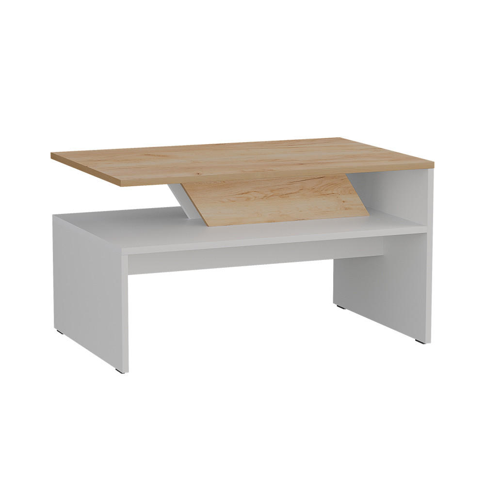 KONFERENČNÍ STŮL Arden Bílá/Artisan - bílá, kompozitní dřevo (52.6/80/45.4cm) - Vicco