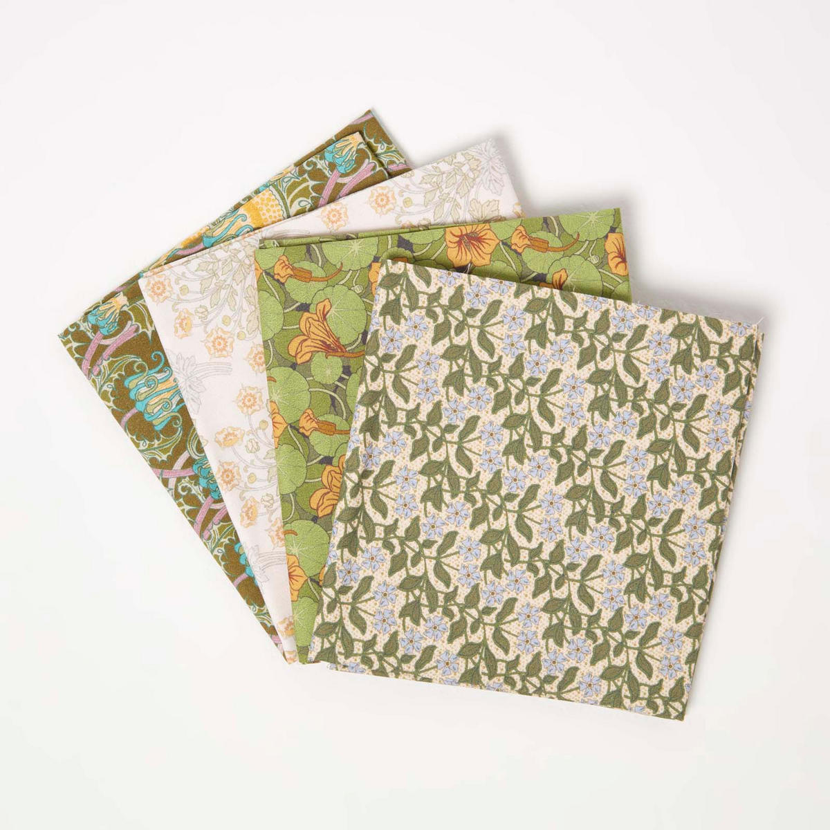 PATCHWORK-STOFFPAKET Art Déco I – Fat Quarter 4er-Set, 100% Baumwolle - Multicolor, Textil (50/55cm) - Homescapes