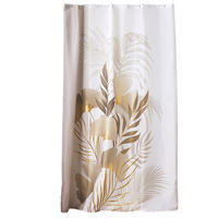 DUSCHVORHANG mit Haken Auxane 180/200 cm - Beige, Textil (180/200cm) - Douceur d´intérieur