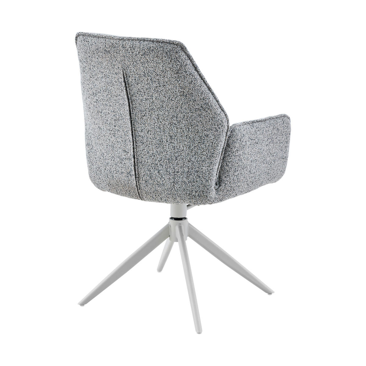 ESSZIMMERSTUHL Hera Grau 63/63/83 cm 2-er Set - Grau, Textil (63/83/63cm) - Starfurn