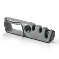 MESSERSCHÄRFER 2-STUFEN 12–24° - Grau, Keramik/Kunststoff - Oleio