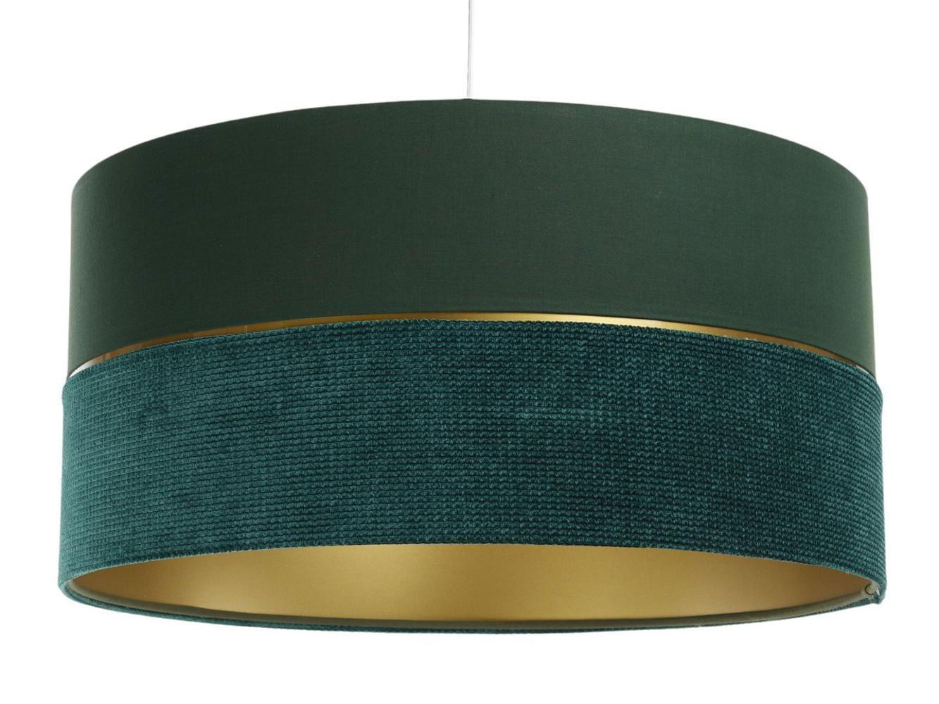 HÄNGELEUCHTE Grün 50/25 cm - Goldfarben/Grün, Kunststoff (50/0.8/25cm) - ONZENO