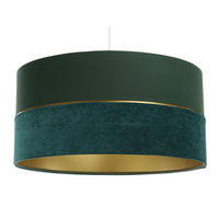 HÄNGELEUCHTE Grün 50/25 cm - Goldfarben/Grün, Kunststoff (50/0.8/25cm) - ONZENO