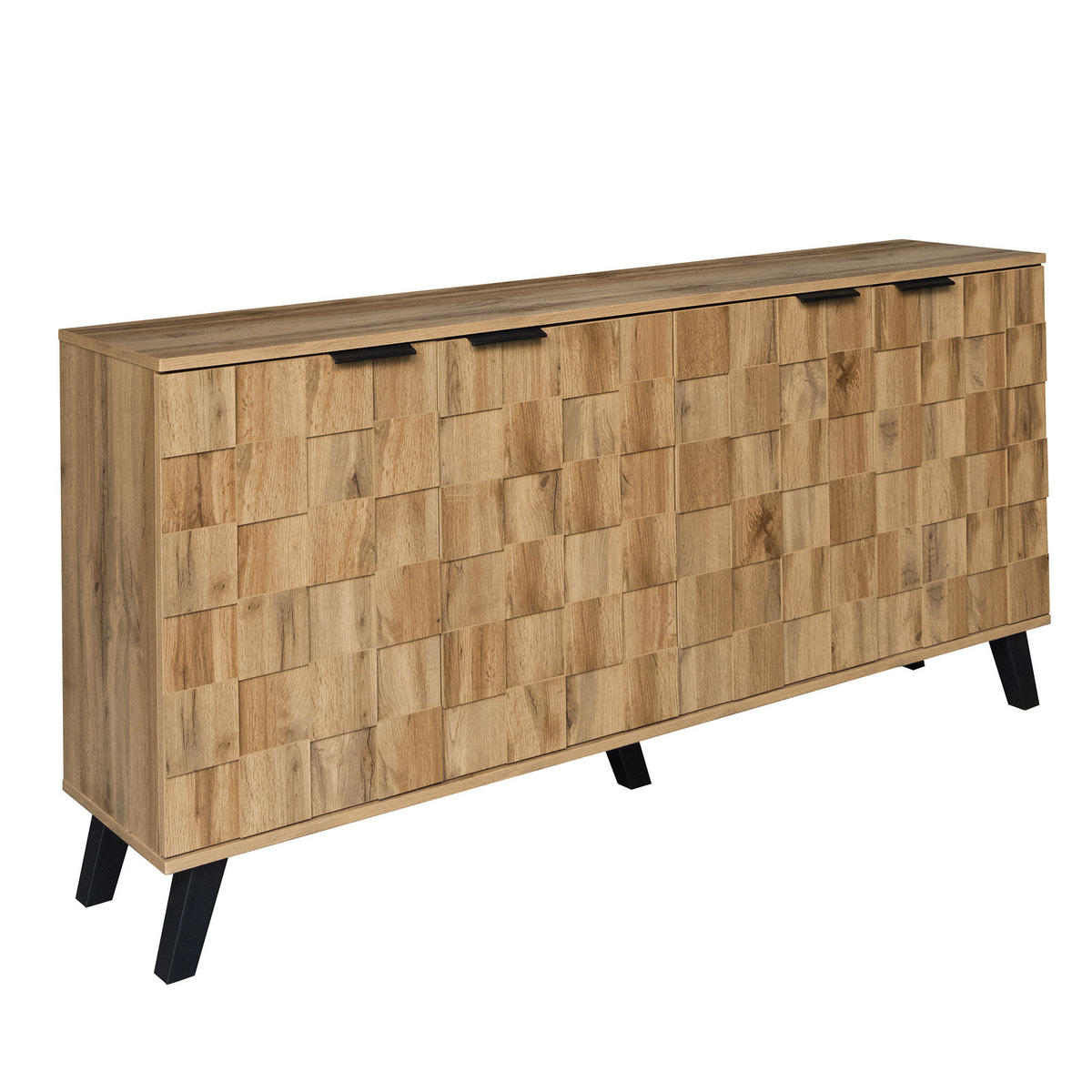 SIDEBOARD Braun 160,5/35,5/78 cm - Braun, Holzwerkstoff (35.5/78/160.5cm) - Urban Meuble