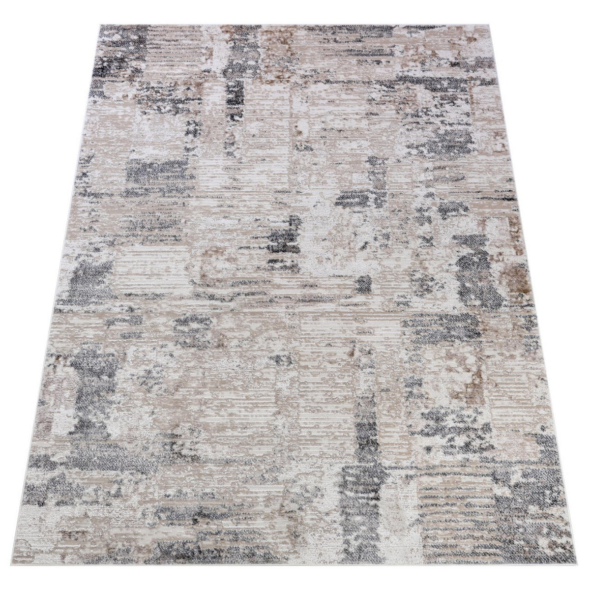 KOBEREC béžový grafitový krémový - 120 x 170 cm - béžová, textil (120/170cm) - Mazovia