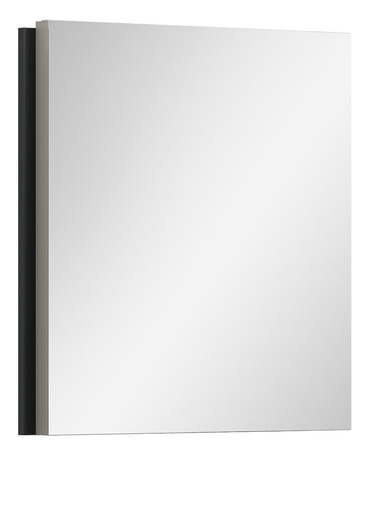 GARDEROBENSPIEGEL Kaschmir, Wandspiegel 72 x 70 cm - Kaschmir/Schwarz, Glas/Holzwerkstoff (72/70/5cm) - Inn.Furn