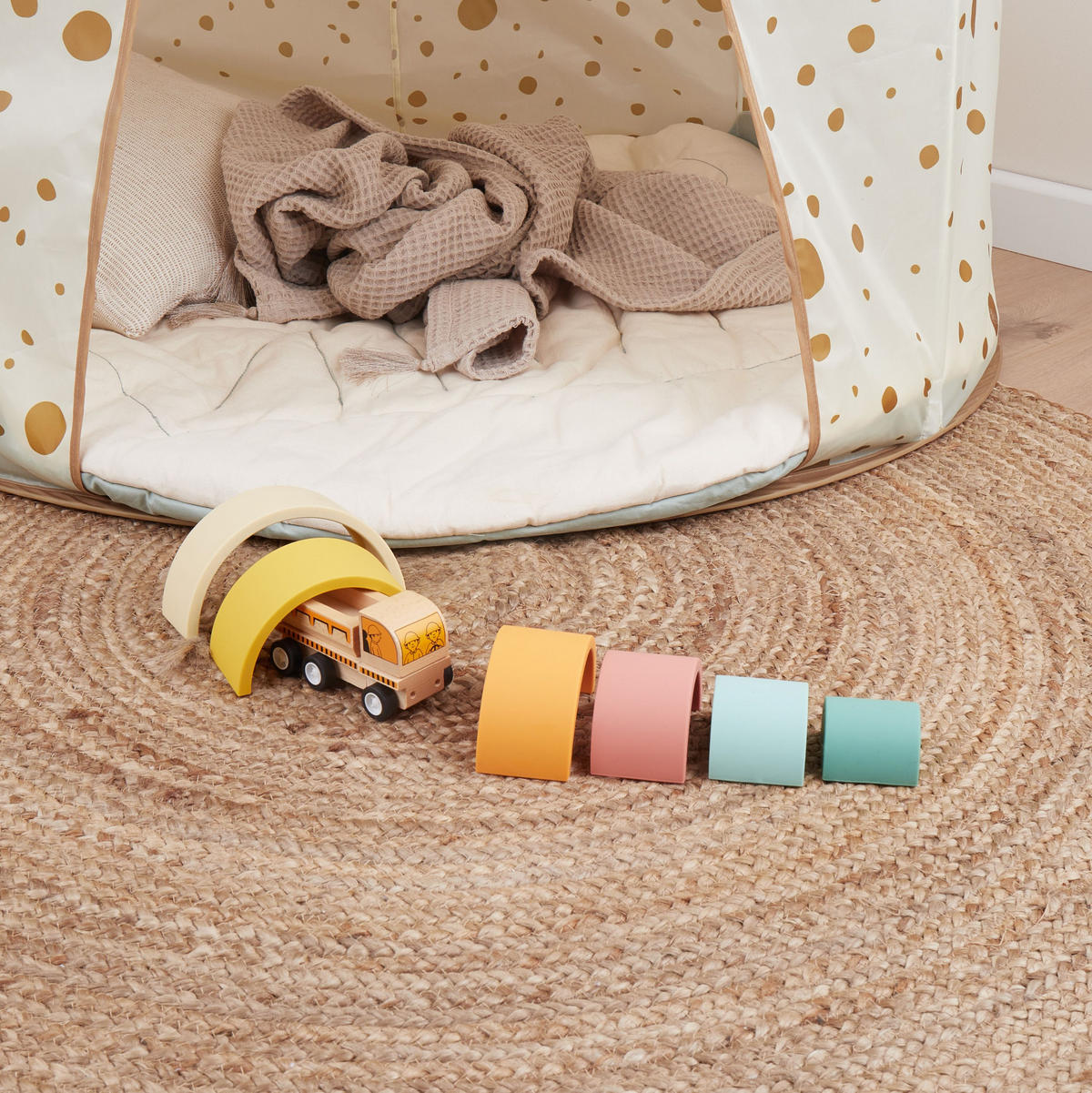 REGENBOGEN-SPIELZEUG Silikon Tropical Vi - Multicolor, Kunststoff (50/140cm) - Bieco Spielwaren