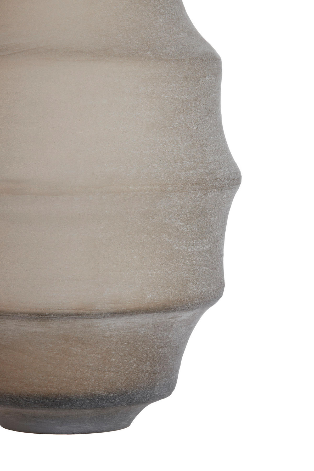 VASE Nayoro Braun Ø31/42 cm - Braun, Glas (31/42cm) - Light & Living